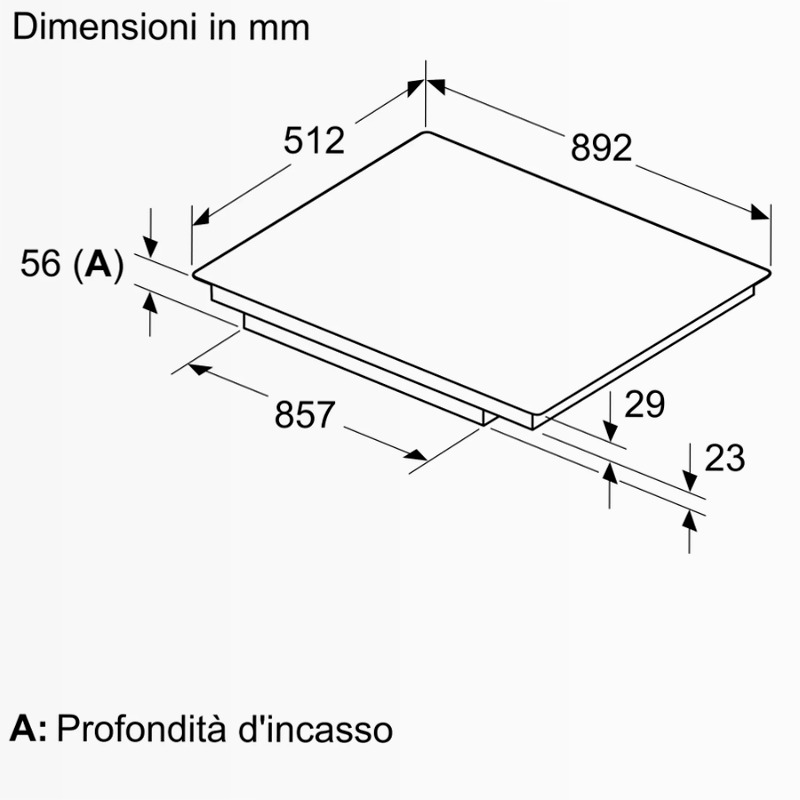 Piano Cottura Induzione 90 cm Neff A