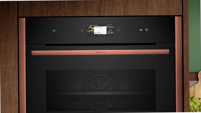 N 90 Forno da incasso compatto a vapore 60 x 45 cm Flex Design