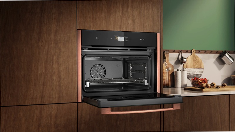 N 90 Forno da incasso compatto a vapore 60 x 45 cm Flex Design