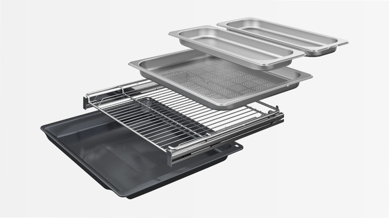 N 90 Forno da incasso compatto a vapore 60 x 45 cm Flex Design