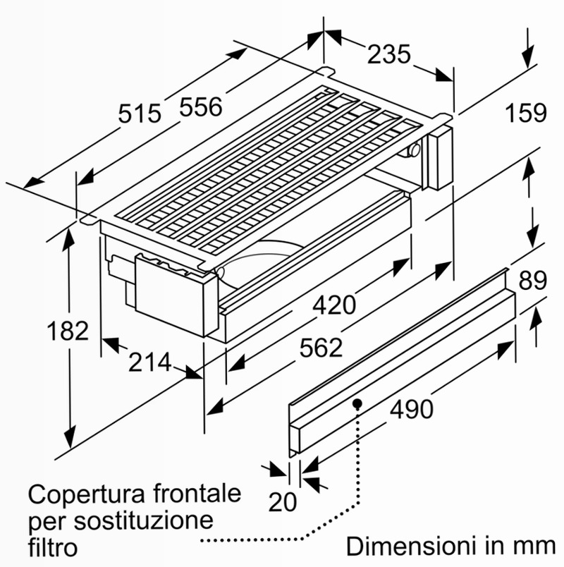 Filtro Anti-Odori NEFF Z51ITD1X1
