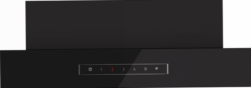 N 70 Cappa a Parete 90 cm Nero Opaco