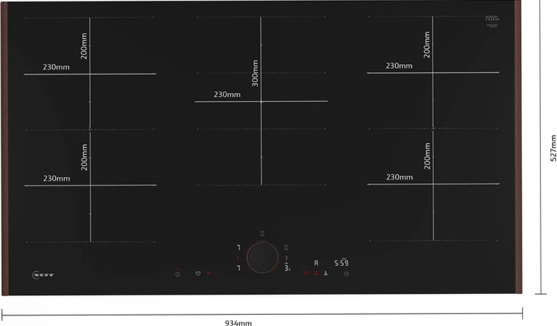Piano Cottura a Induzione N 90 Flex Design