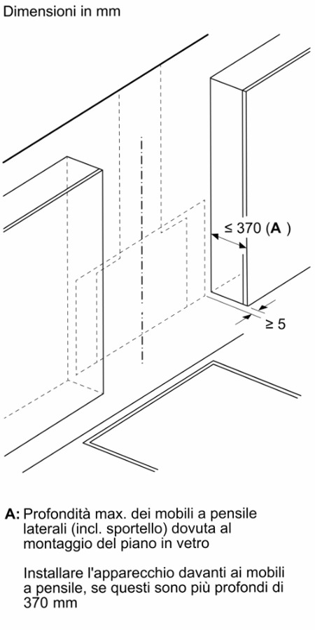 N 90 Cappa a Parete 90 cm Flex Design