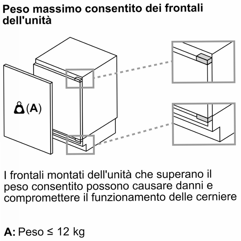 Freezer N 70 Built-Under 82 x 59.8 cm