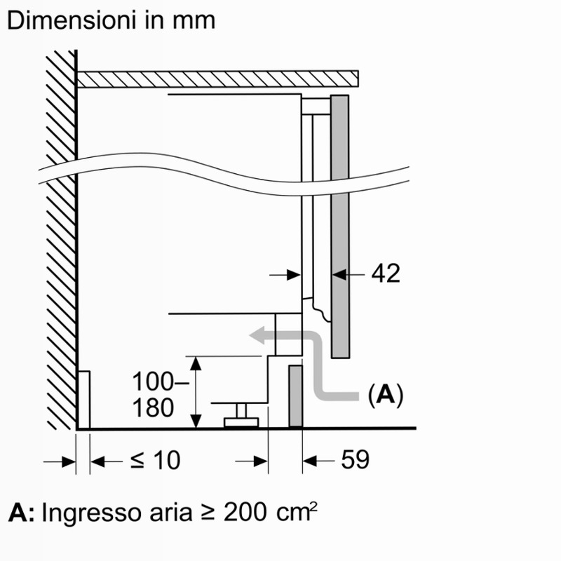 Freezer N 70 Built-Under 82 x 59.8 cm