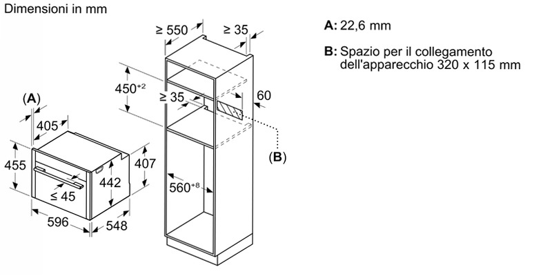 Forno da incasso compatto a vapore N 90