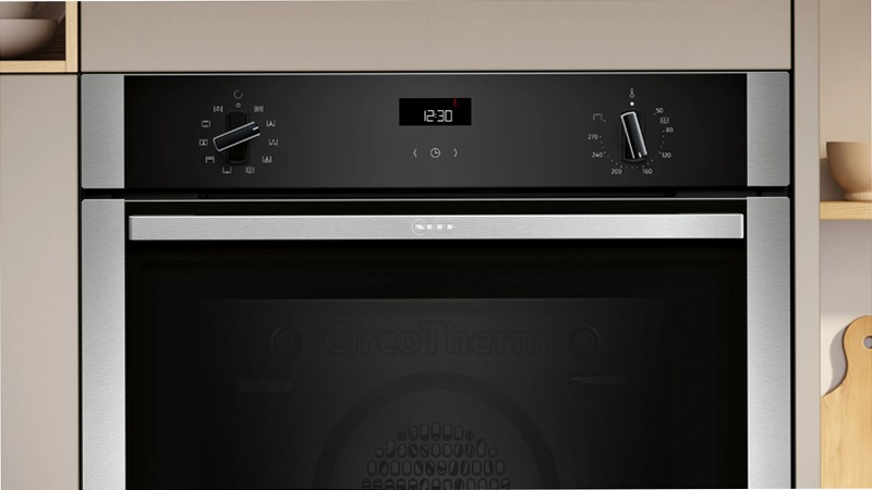 Forno da incasso N50 60x60 cm Acciaio inox A Bianco