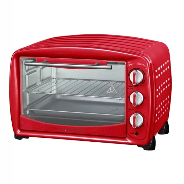 Forno Elettrico AKFE257 26 LT. Stile Retro Rosso
