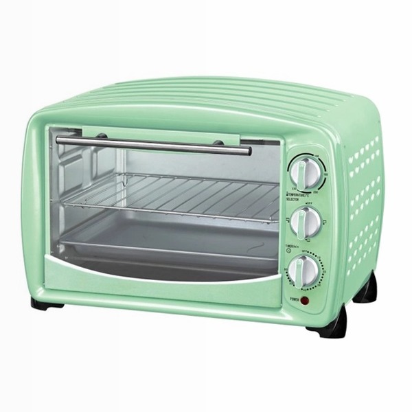 AKFE257 Forno Elettrico 26 LT. Stile Retro - Verde
