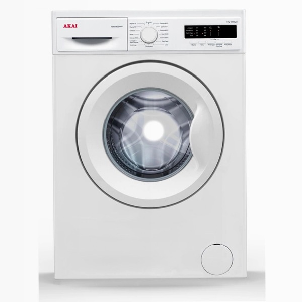 Lavatrice AQUA9004NV - 9 kg, 1000 giri/min, Classe D 1000rpm 9kg Nero Libera