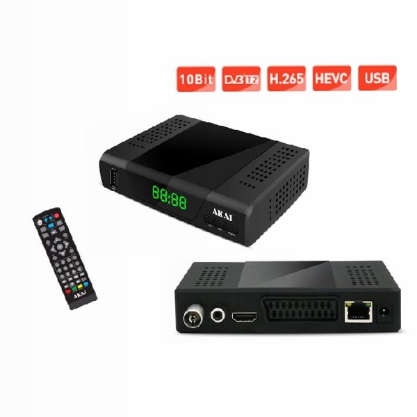 ZAPS210 265K Decoder T2+Sat Ak