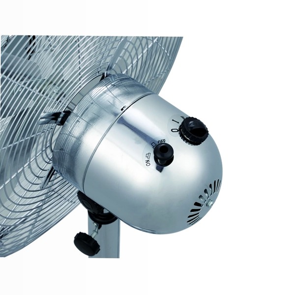 VP40CX Ventilatore Piantana 40 cm Cromato Inox 4 Pale alluminio