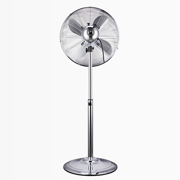 VP40CX Ventilatore Piantana 40 cm Cromato Inox 4 Pale alluminio
