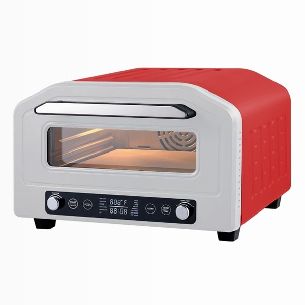 Forno Pizza Air-Fryer K-1717 - Multifunzione Rosso 400°C