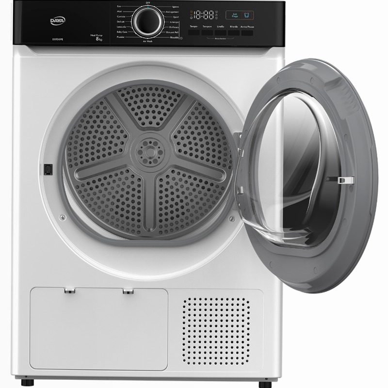 Asciugatrice Pompa di Calore | 8 Kg | Sensore Umidità | Programmi Automatici 8kg