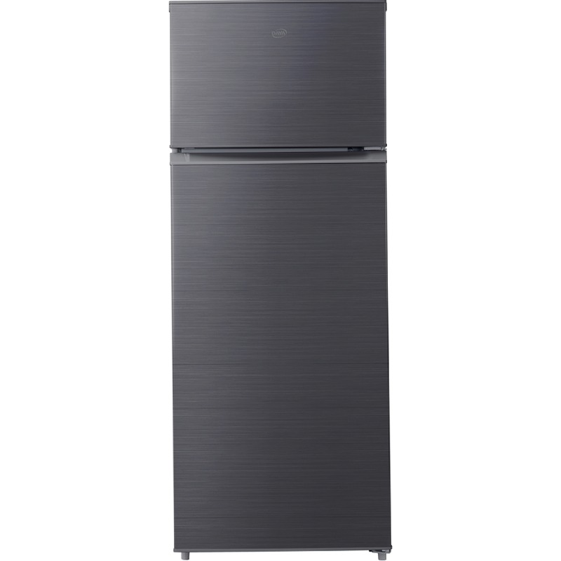 Frigorifero Doppia Porta | Classe E | Defrost | Total Inox Acciaio 210lt