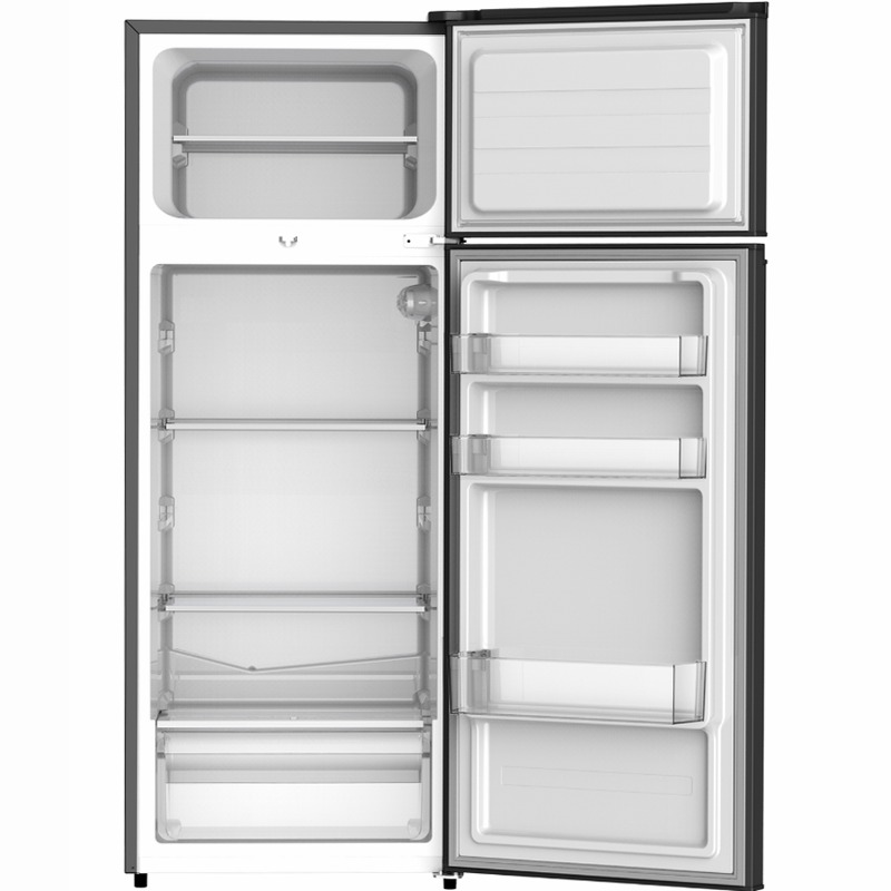 Frigorifero Doppia Porta | Classe E | Defrost | Total Inox Acciaio 210lt
