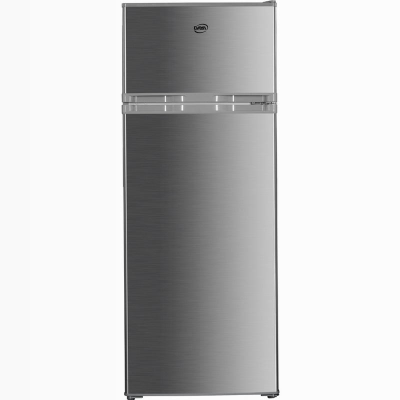 Frigorifero Doppia Porta Inverter Total Inox Acciaio E 206lt