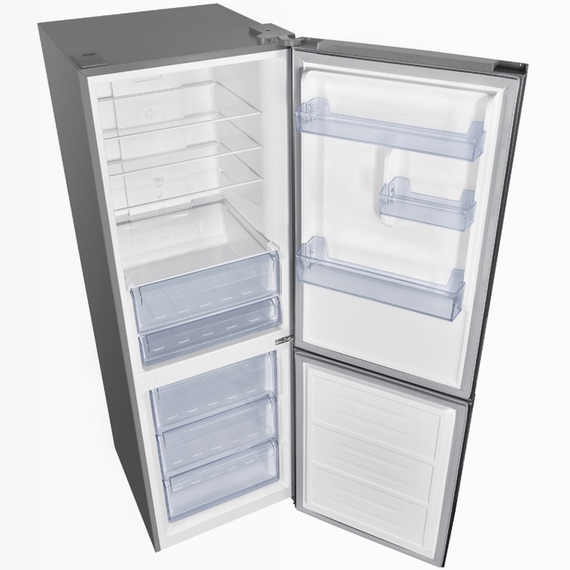Frigorifero Combinato | Classe D | Total No Frost | Inverter | Cassetto Zero Gradi | Multiflow | Inox Acciaio 323lt