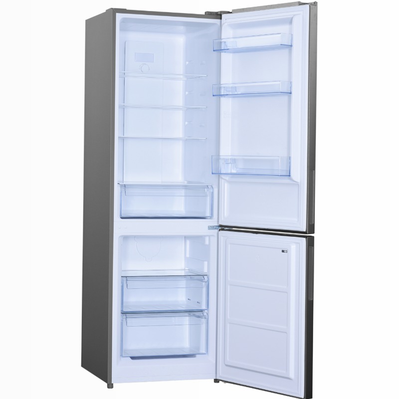 Frigorifero Combinato | Classe E | Total No Frost | Multiflow | Inox | Libera Installazione Acciaio 293lt