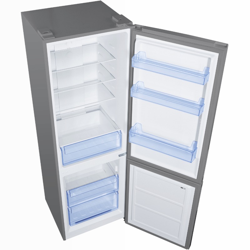 Frigorifero Combinato | Classe E | Total No Frost | Multiflow | Inox | Libera Installazione Acciaio 293lt