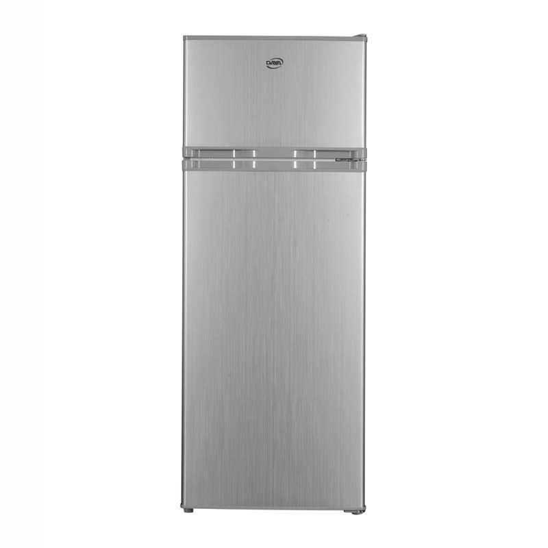 Frigorifero Doppia Porta Classe E Low Frost Inox Argento 206lt