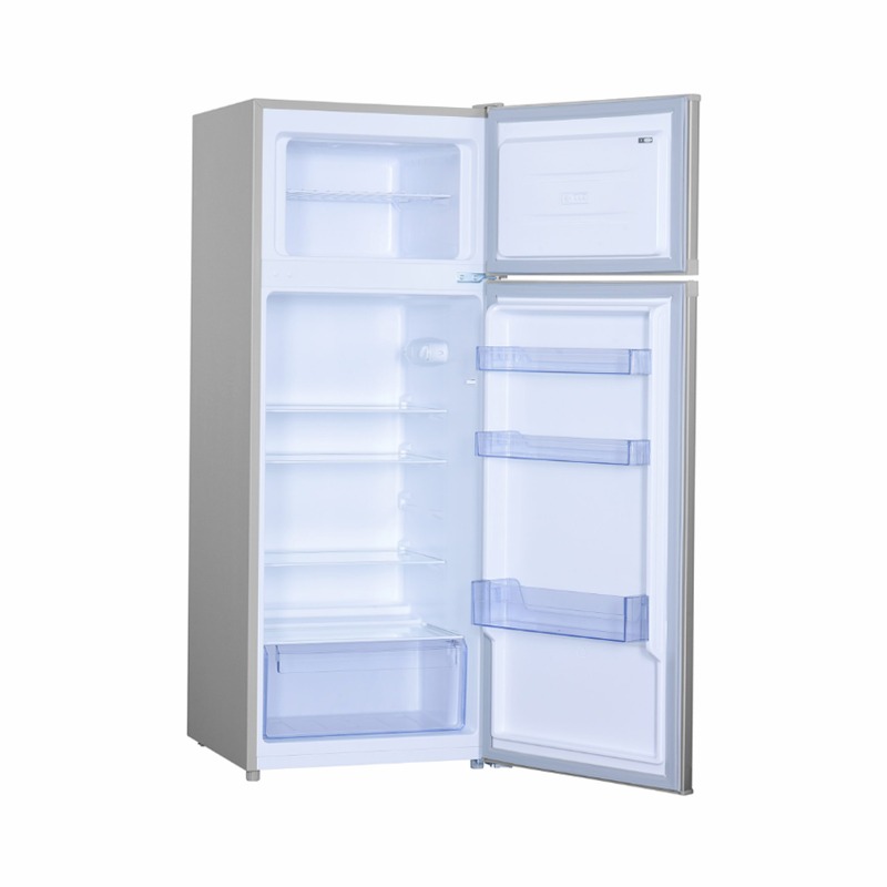 Frigorifero Doppia Porta Classe E Low Frost Inox Argento 206lt