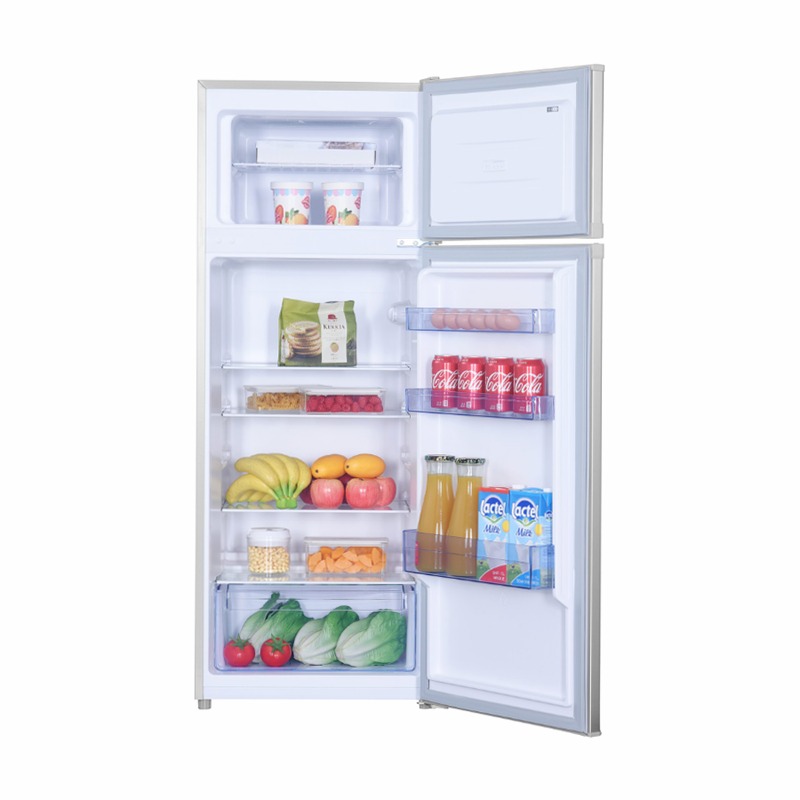 Frigorifero Doppia Porta Classe E Low Frost Inox Argento 206lt
