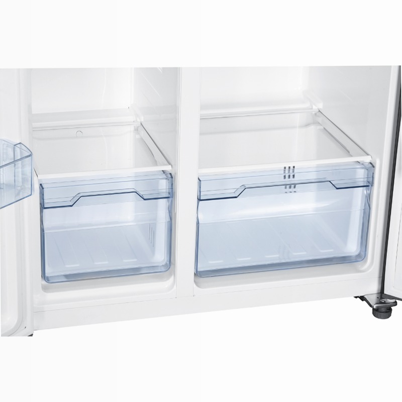Frigorifero Side by Side | Classe F | Total No Frost | Total Inox | Water Dispenser | Display Touch | Capiente Acciaio 529lt