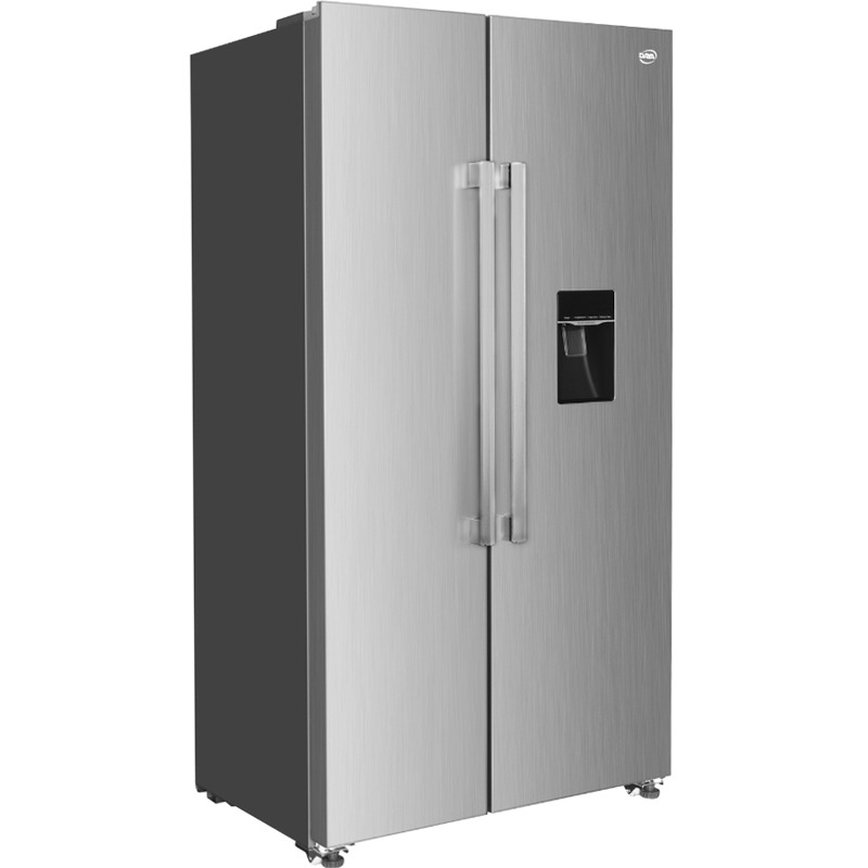 Frigorifero Side by Side | Classe F | Total No Frost | Total Inox | Water Dispenser | Display Touch | Capiente Acciaio 529lt