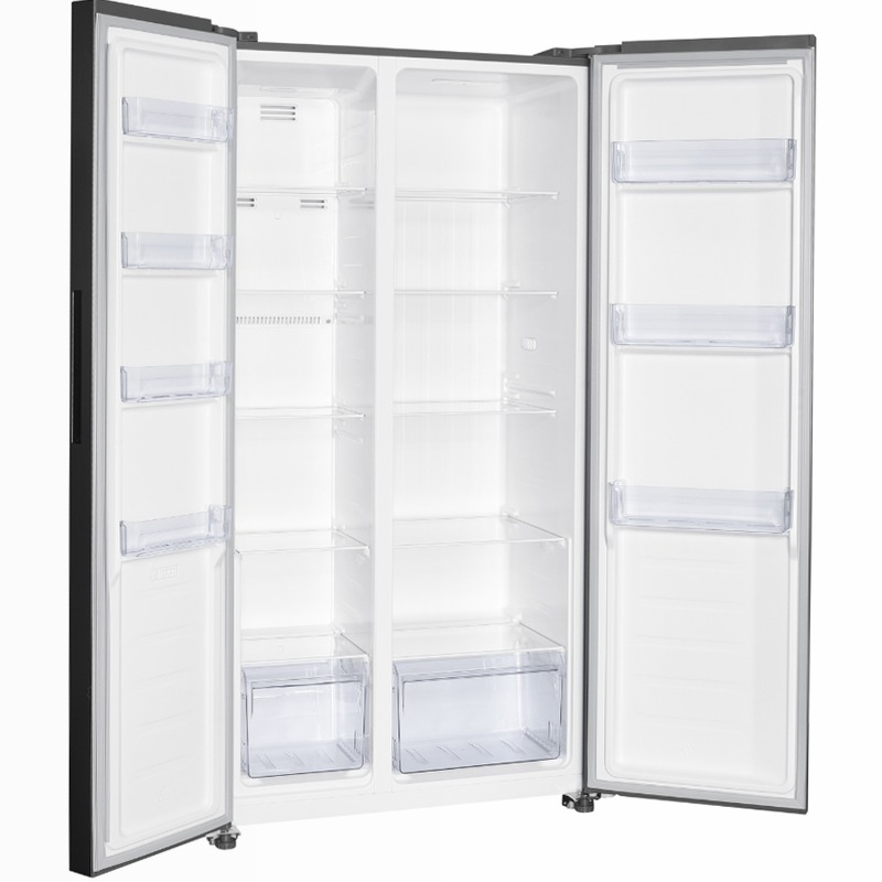 Frigorifero Side by Side | Classe E | Total No Frost | Total Inox | Kitchen Slim Acciaio 442lt