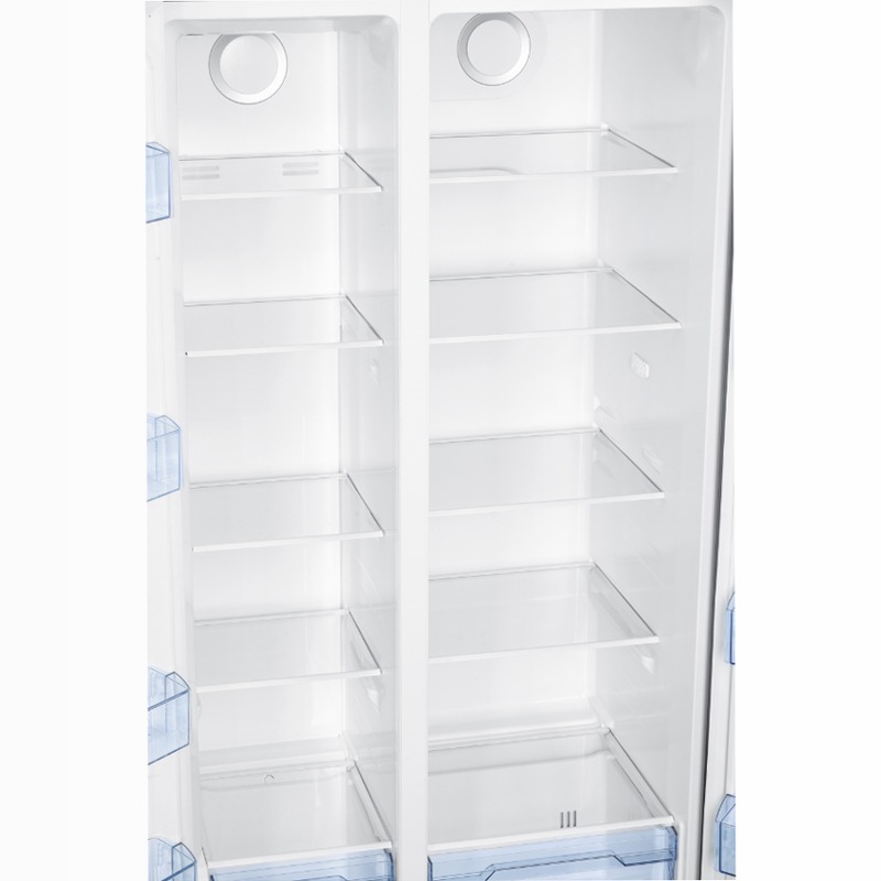 Frigorifero Side by Side | Classe E Acciaio 529lt