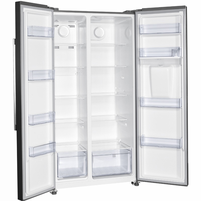 Frigorifero Side by Side | Classe E Acciaio 529lt