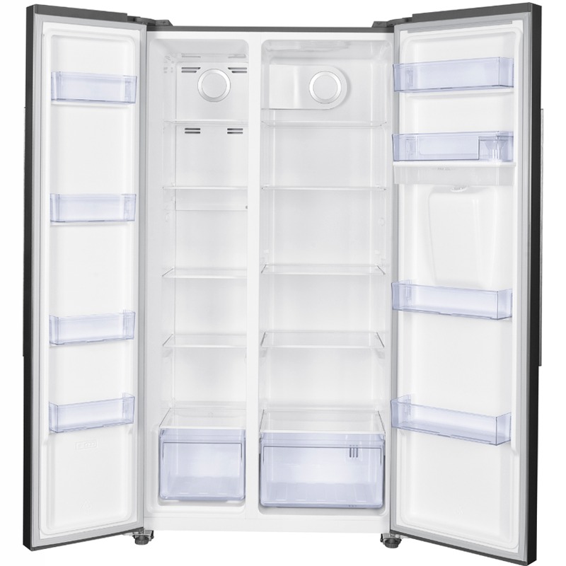 Frigorifero Side by Side | Classe E Acciaio 529lt
