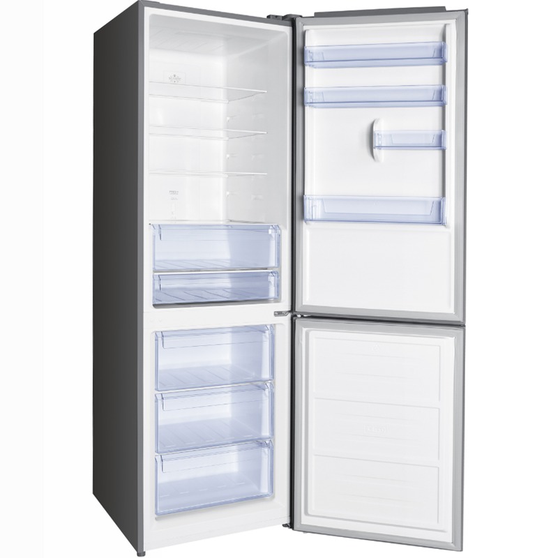 Frigorifero Combinato Inox D Acciaio 347lt