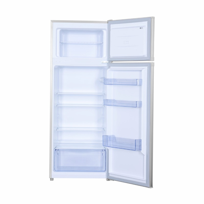 Frigorifero Doppia Porta Classe F Low Frost Inox Argento 206lt