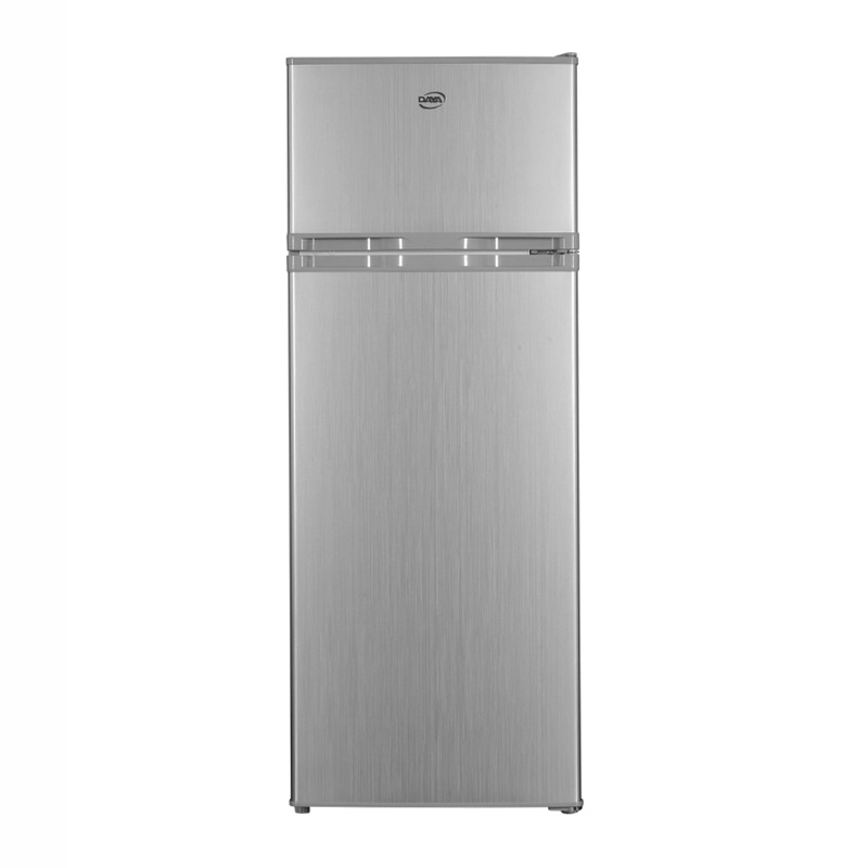 Frigorifero Doppia Porta Classe F Low Frost Inox Argento 206lt