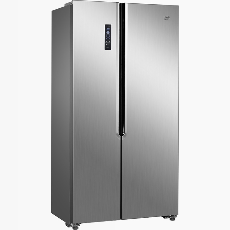 Frigorifero Side by Side | Classe F | Total No Frost | Total Inox | Kitchen Slim 60 cm | Display Touch Acciaio 442lt