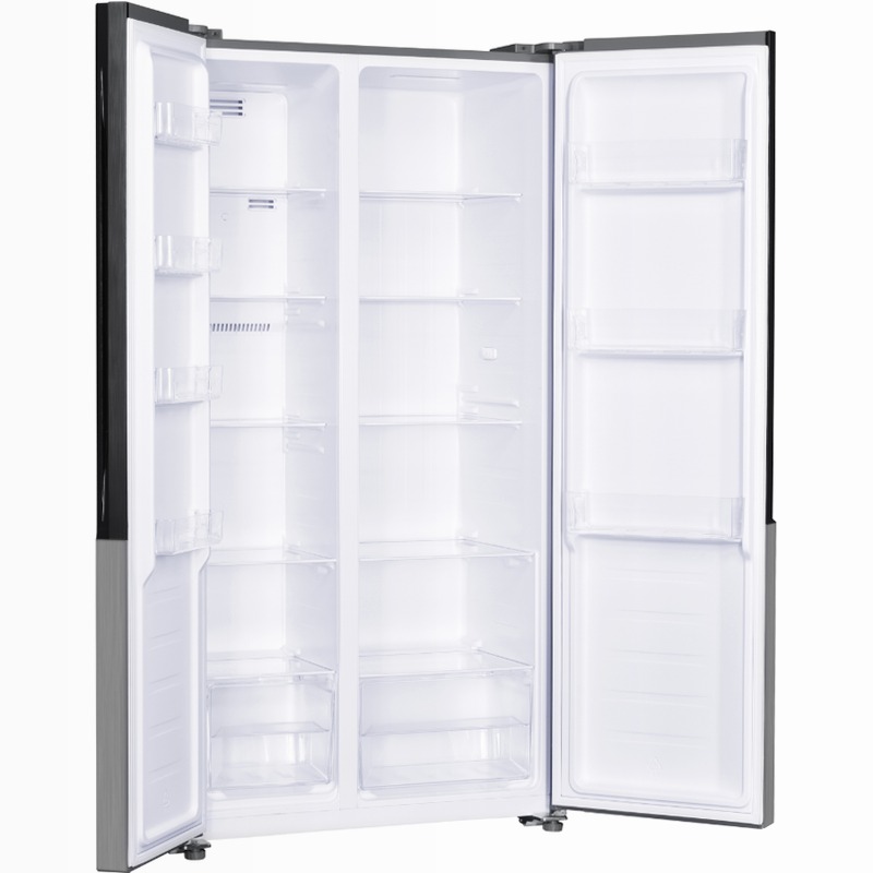 Frigorifero Side by Side | Classe F | Total No Frost | Total Inox | Kitchen Slim 60 cm | Display Touch Acciaio 442lt