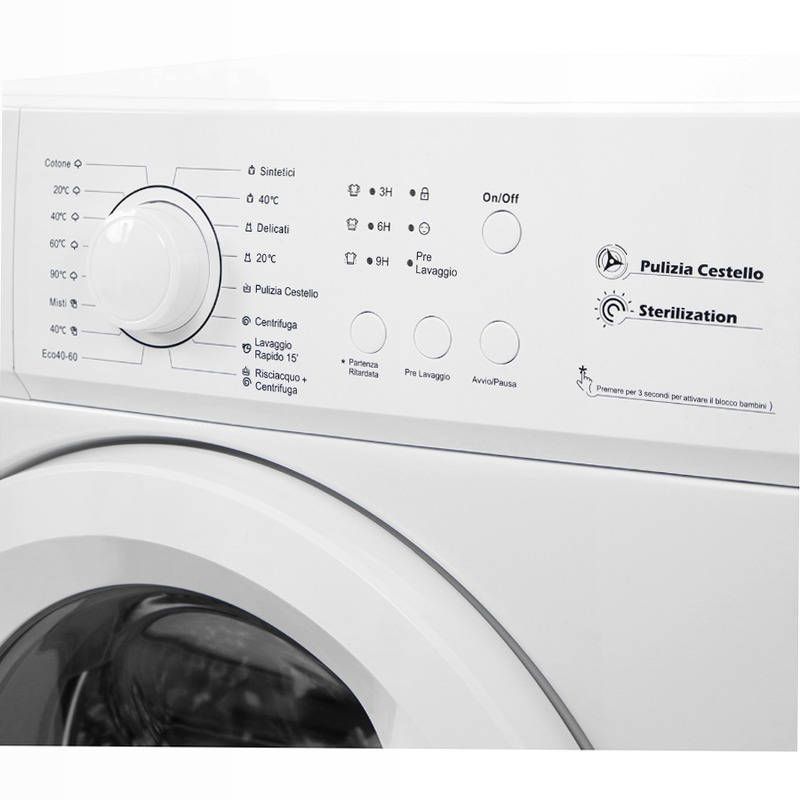 Lavatrice 8 Kg | Classe E | 1200 Giri 1200rpm 8kg