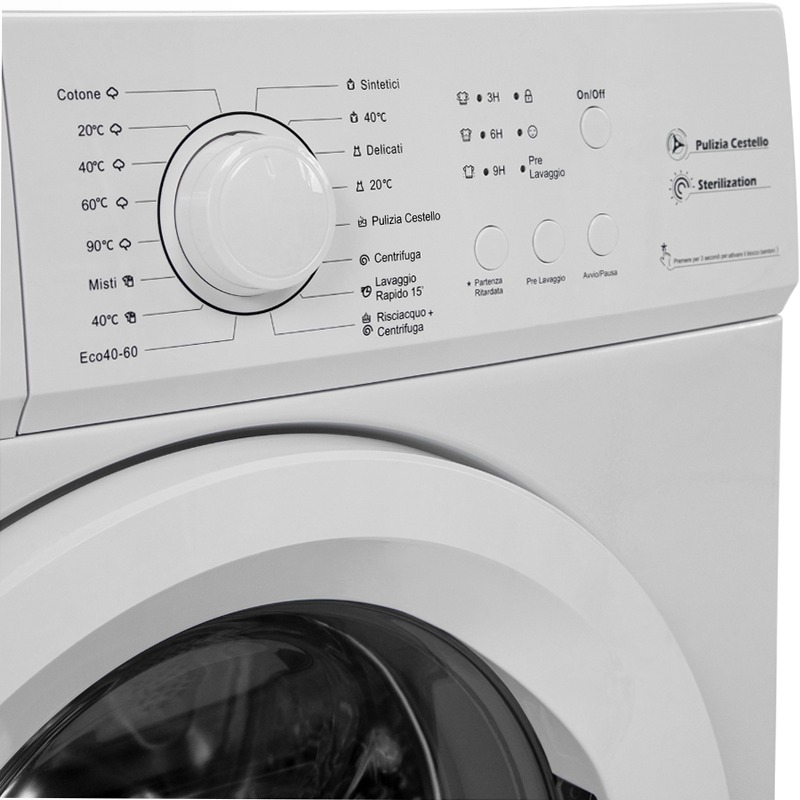 Lavatrice 8 Kg | Classe E | 1200 Giri 1200rpm 8kg