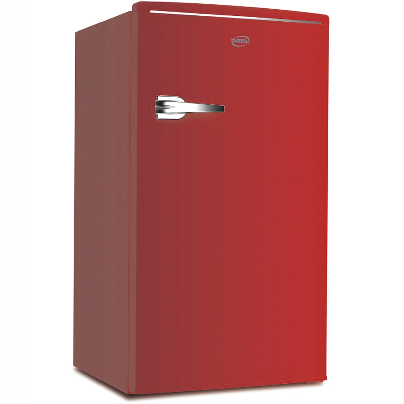 Frigorifero Tavolo Vintage Rosso E 85lt