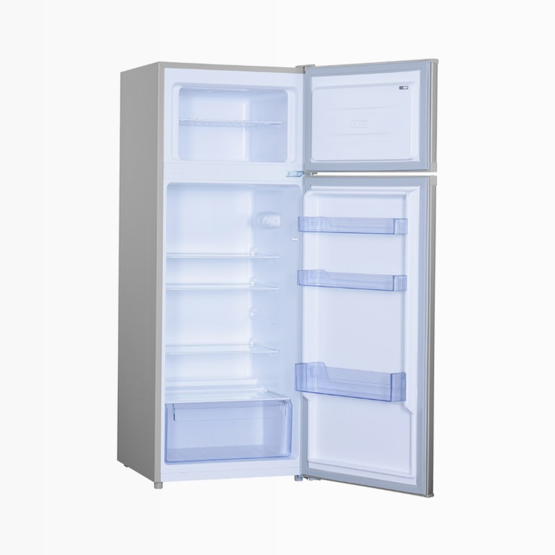 Frigorifero Doppia Porta Classe E Low Frost Silver Argento 206lt