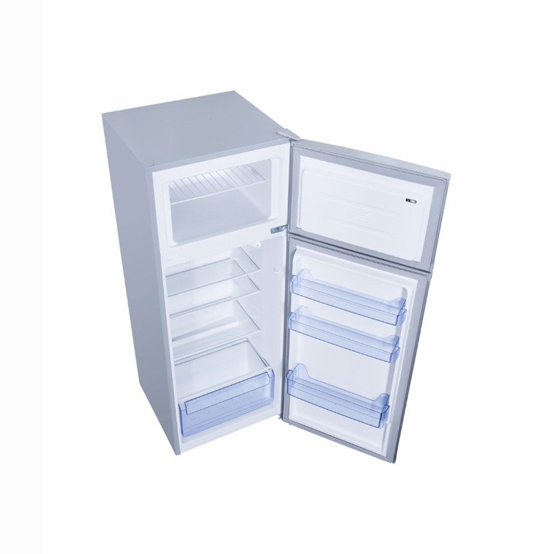 Frigorifero Doppia Porta Classe E Low Frost Silver Argento 206lt
