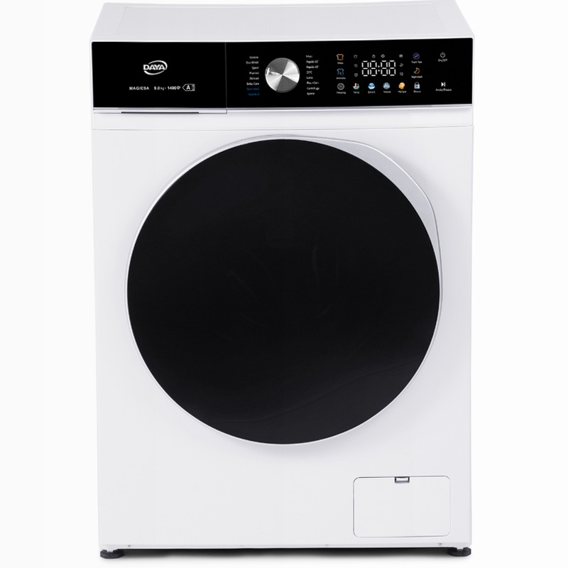 Lavatrice 12 Kg | Classe A -30% | 1400 Giri | Inverter BLDC | Display Touch a Colori | Vapore | My Cycle 1400rpm 12kg
