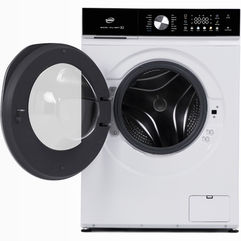 Lavatrice 12 Kg | Classe A -30% | 1400 Giri | Inverter BLDC | Display Touch a Colori | Vapore | My Cycle 1400rpm 12kg