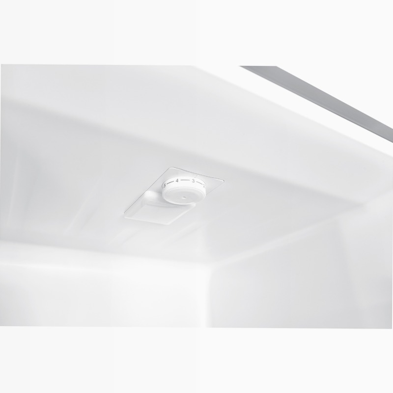 Frigorifero Combinato Kitchen Slim Acciaio E 262lt