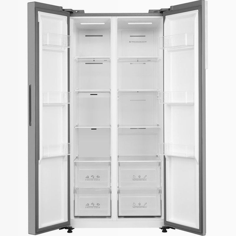 Frigorifero Side by Side | Classe E Acciaio 460lt