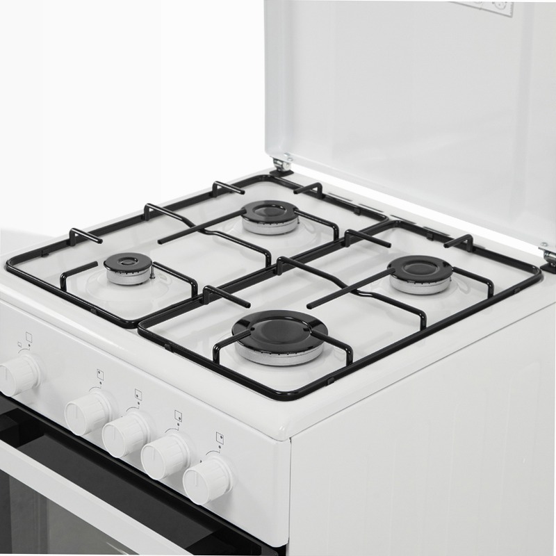 Cucina a Gas 50×50 cm | Forno a Gas | 4 Fuochi | Compatta